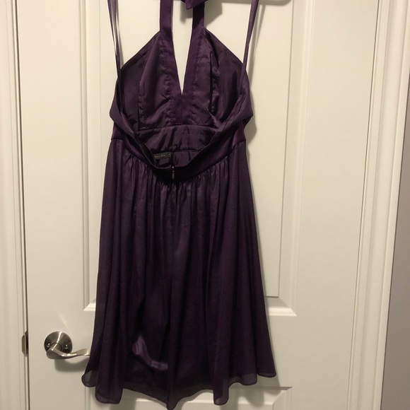 Purple BCBGmaxazria halter dress - Picture 4 of 5